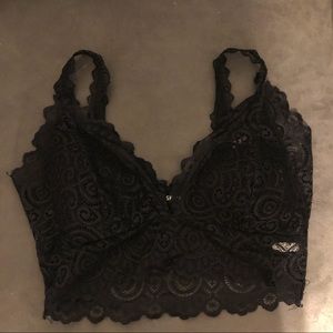 black lace bra!